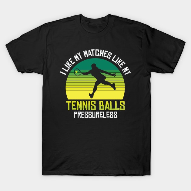 Tennis Player T-Shirt by maxcode